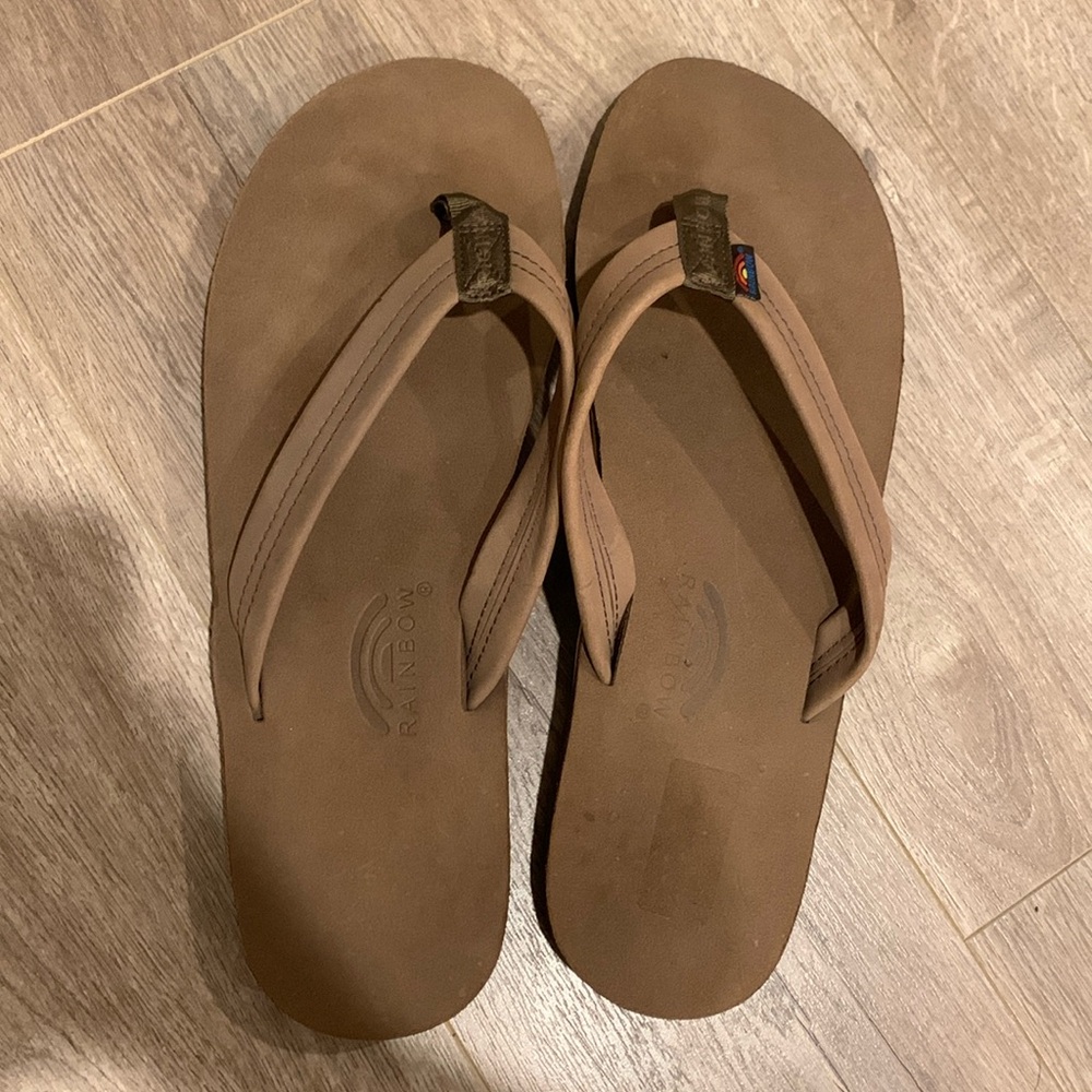BRAND NEW MENS RAINBOW SANDALS SIZE XXL 13.5-15